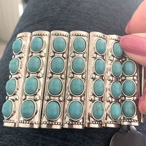 Turquoise paparazzi bracelet